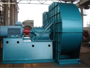 3000PA Induced Draft Cooling Industrial Centrifugal Exhaust Fan for Boiler Dust Exhaust ISO